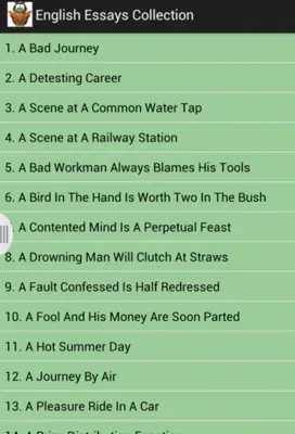 English Essays Collection android App screenshot 2